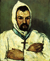 Постер Сезанн Поль (Paul Cezanne) Портрет дяди Доминика в монашеском облачении Постер Сезанн Поль (Paul Cezanne) Портрет дяди Доминика в монашеском облачении