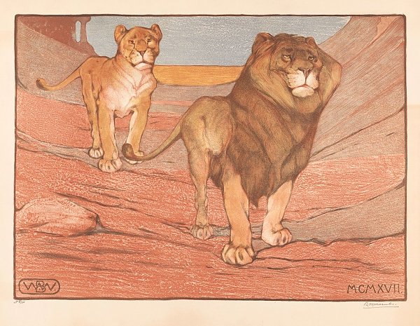 Leeuw en leeuwin