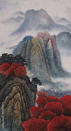 Осень в китайских горах