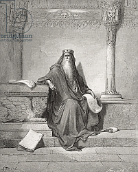 Постер Доре Гюстав Solomon, illustration from Dore's 'The Holy Bible', 1866 Постер Доре Гюстав Solomon, illustration from Dore's 'The Holy Bible', 1866