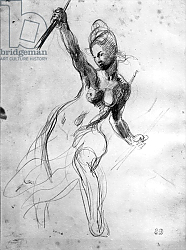 Постер Делакруа Эжен (Eugene Delacroix) Female Nude, study for Liberty Leading the People Постер Делакруа Эжен (Eugene Delacroix) Female Nude, study for Liberty Leading the People
