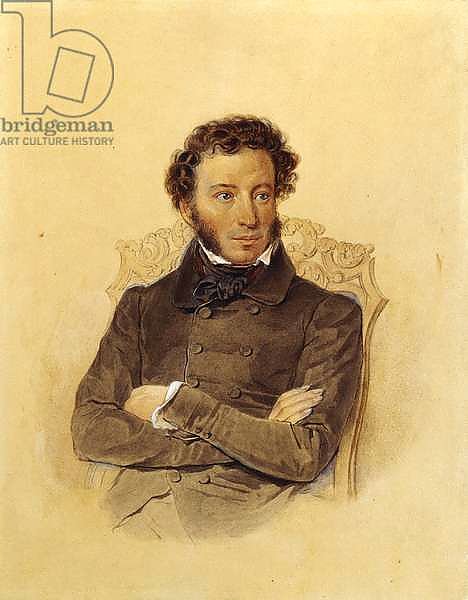 Portrait of the Poet Aleksandr Sergeevich Pushkin, c. 1830