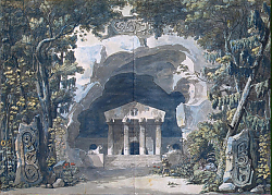 Постер Деспрес Луи Scenery Sketch for the Opera 'Frigga', 1787 Постер Деспрес Луи Scenery Sketch for the Opera 'Frigga', 1787