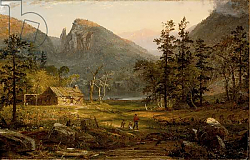 Постер Кропси Джаспер Pioneer's Home, Eagle Cliff, White Mountains,1859 Постер Кропси Джаспер Pioneer's Home, Eagle Cliff, White Mountains,1859