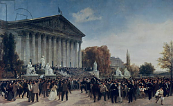 Постер Джуа Жак The Palais du Corps Legislatif after the Last Sitting on 4th September 1870 Постер Джуа Жак The Palais du Corps Legislatif after the Last Sitting on 4th September 1870