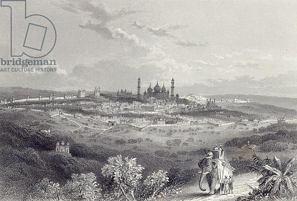 Delhi, engraved by Edward Paxman Brandard c.1860