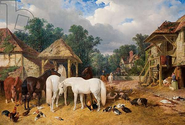The Farmyard, 1860