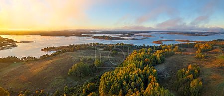 Беларусь. Рассвет в парке Браславские озёра №2