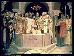 Постер Васнецов Виктор The Christening of Grand Duke Vladimir, 1885-96 1 Постер Васнецов Виктор The Christening of Grand Duke Vladimir, 1885-96 1