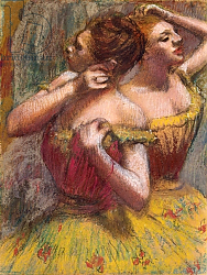 Постер Дега Эдгар (Edgar Degas) Two Dancers Постер Дега Эдгар (Edgar Degas) Two Dancers