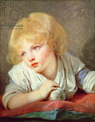 Постер Грёз Жан-Батист Child with an Apple, late 18th century Постер Грёз Жан-Батист Child with an Apple, late 18th century