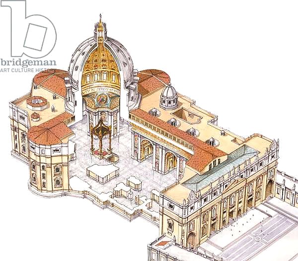 St. Peter's Basilica. Vatican City, Rome. Italy