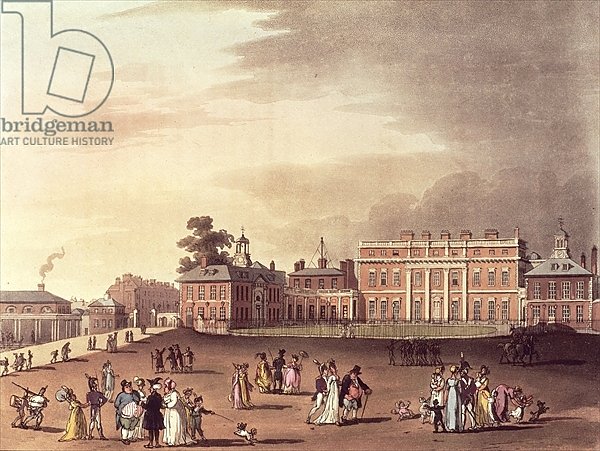 Queen's Palace, St. James's Park, from Ackermann's 'Microcosm of London'