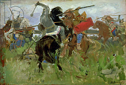Постер Васнецов Виктор Battle between the Scythians and the Slavonians, 1879 Постер Васнецов Виктор Battle between the Scythians and the Slavonians, 1879