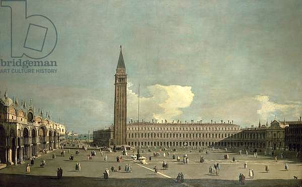 Extensive view of the Piazza San Marco