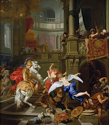 Постер Лайресс Геральд The Expulsion of Heliodorus from the Temple, 1674 Постер Лайресс Геральд The Expulsion of Heliodorus from the Temple, 1674