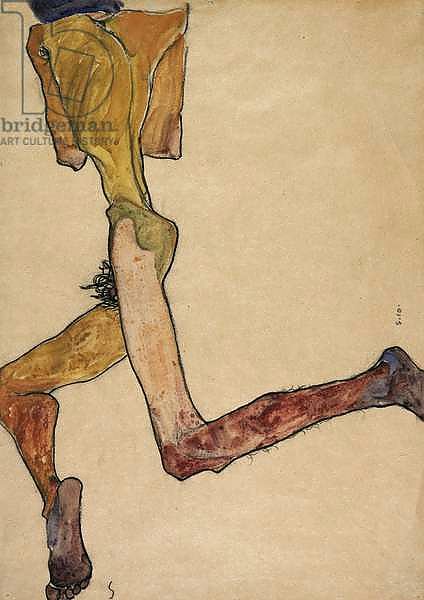 Reclining Nude Man, 1910