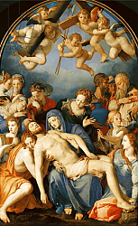 Постер Бронзино Анджело Deposition from the Cross, 1543-45 Постер Бронзино Анджело Deposition from the Cross, 1543-45