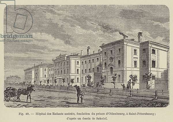 Hopital des Enfants assistes, fondation du prince d'Oldenbourg, a Saint-Petersbourg