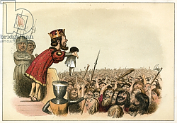 Постер Дойл Ричард King Edward I presenting his Son as Prince of Wales Постер Дойл Ричард King Edward I presenting his Son as Prince of Wales