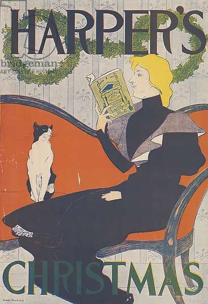 Постер Пенфилд Эдвард Harper's Christmas, 1894
