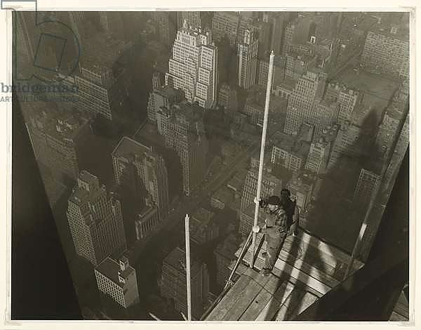 Raising the Mast, Empire State Building, 1931