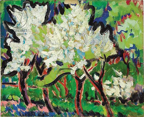 Flowering Trees IV; Bluhende Baume IV, 1909