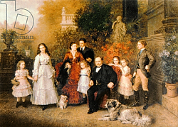 Постер Кнаус Людвиг Family of the Businessman B. H. Strousberg Постер Кнаус Людвиг Family of the Businessman B. H. Strousberg