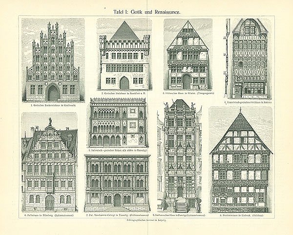 Фасады зданий I: Gotik und Renaissance