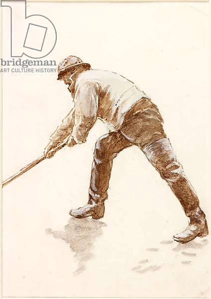 Study of a Fisherman at Work