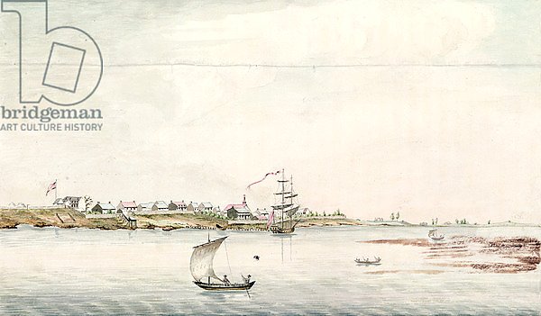 View of the town and fort of Detroit, late eighteenth century