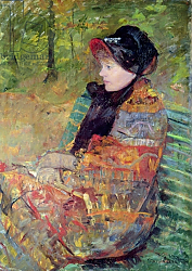 Постер Кассат Мэри (Cassatt Mary) Portrait of Mlle C. Lydia Cassatt, 1880 Постер Кассат Мэри (Cassatt Mary) Portrait of Mlle C. Lydia Cassatt, 1880
