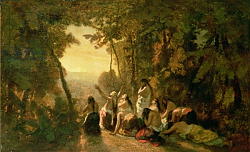 Постер Диаз ла Пенья Weeping of the Daughter of Jephthah, 1846 Постер Диаз ла Пенья Weeping of the Daughter of Jephthah, 1846