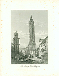 Постер The Leaning Tower, Zaragossa
