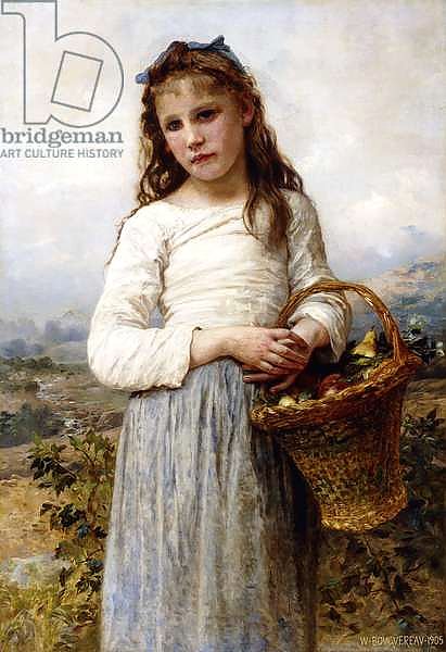 A Young Girl with a Basket of Fruit, 1905