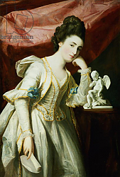 Постер Коте Франсуа Portrait of a Lady with a Statuette of Cupid Постер Коте Франсуа Portrait of a Lady with a Statuette of Cupid