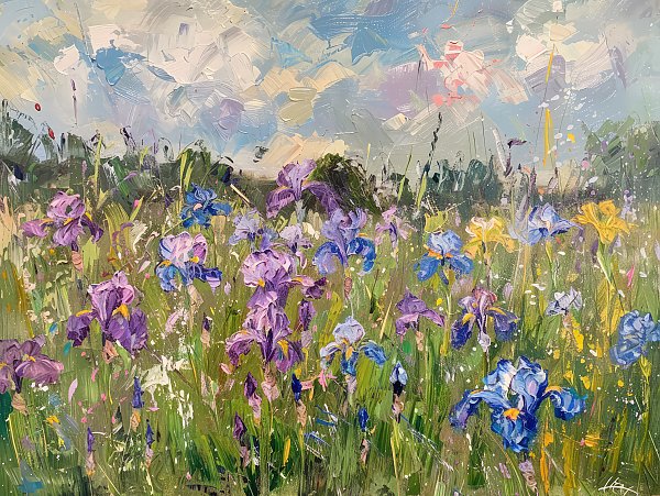 Iris meadow