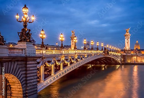 Париж. Франция. Мост Александра III 