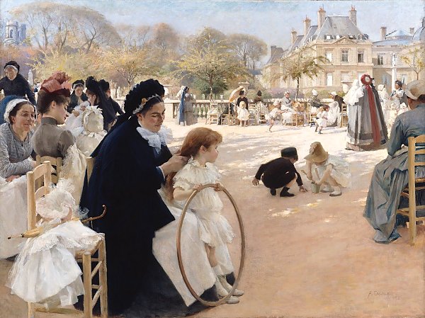 The Luxembourg Gardens, Paris, 1887