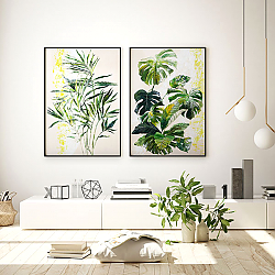 «Заросший сад» в интерьере коридора в классическом стиле