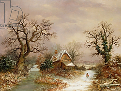Постер Ливер Чарльз Little Red Riding Hood in the Snow, 19th century Постер Ливер Чарльз Little Red Riding Hood in the Snow, 19th century