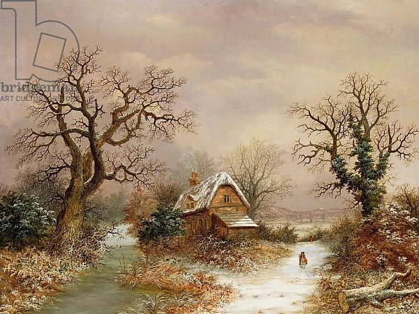 Little Red Riding Hood in the Snow, 19th century