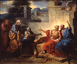 Постер Винсент Франсуа Job Being Scolded by his Wife, c.1790 Постер Винсент Франсуа Job Being Scolded by his Wife, c.1790
