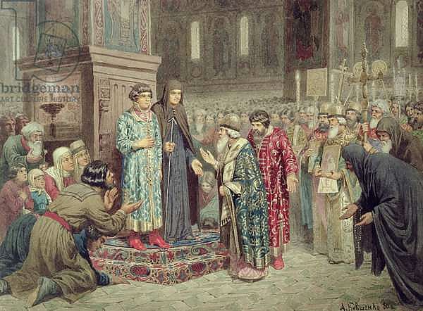 Council calling Michael F. Romanov to the Reign, 1880 1