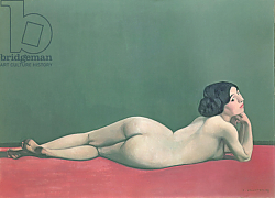 Постер Валлоттон Феликс Nude Stretched out on a Piece of Cloth, 1909 Постер Валлоттон Феликс Nude Stretched out on a Piece of Cloth, 1909