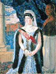 Постер Кустодиев Борис Portrait of the Grand Duchess Maria Pavlovna, 1911 Постер Кустодиев Борис Portrait of the Grand Duchess Maria Pavlovna, 1911