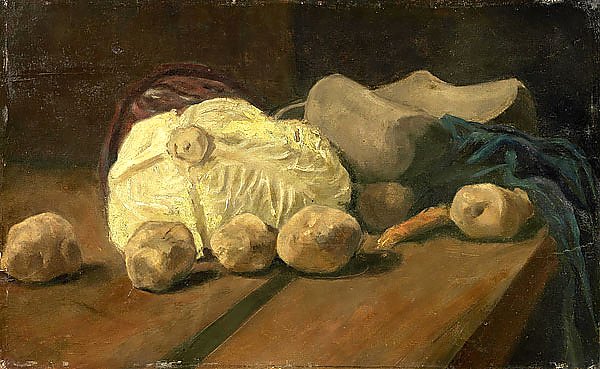 Натюрморт с капустой и сабо, 1881