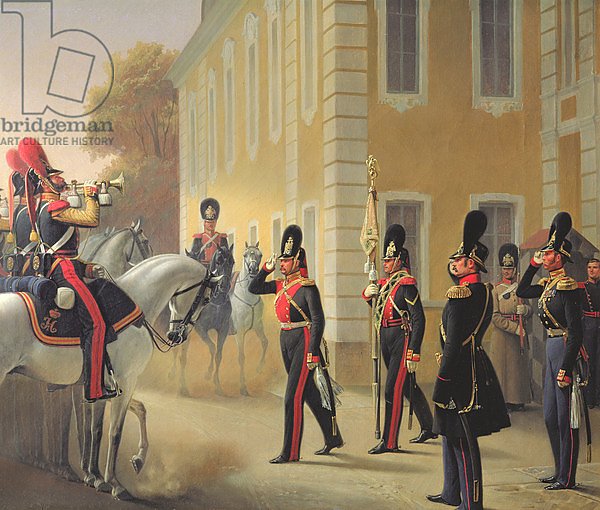 Parading of the Standard of the Great Palace Guards, 1853