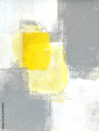Жёлто-серая абстракция с квадратами