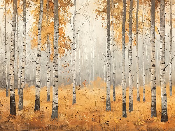 Gold of the autumn forest
